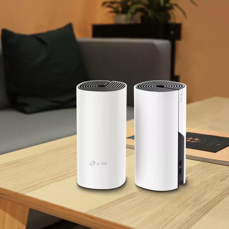 TP-Link AC1200 visų namų tinklinė Wi-Fi sistema, 2 vnt., balta, vidinė, tinklinė sistema, maitinimas, būsena, dviejų juostų (2,4 GHz / 5 GHz), Wi-Fi 5 (802.11ac)