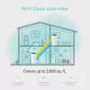 TP-Link AC1200 visų namų tinklinė Wi-Fi sistema, 2 vnt., balta, vidinė, tinklinė sistema, maitinimas, būsena, dviejų juostų (2,4 GHz / 5 GHz), Wi-Fi 5 (802.11ac)