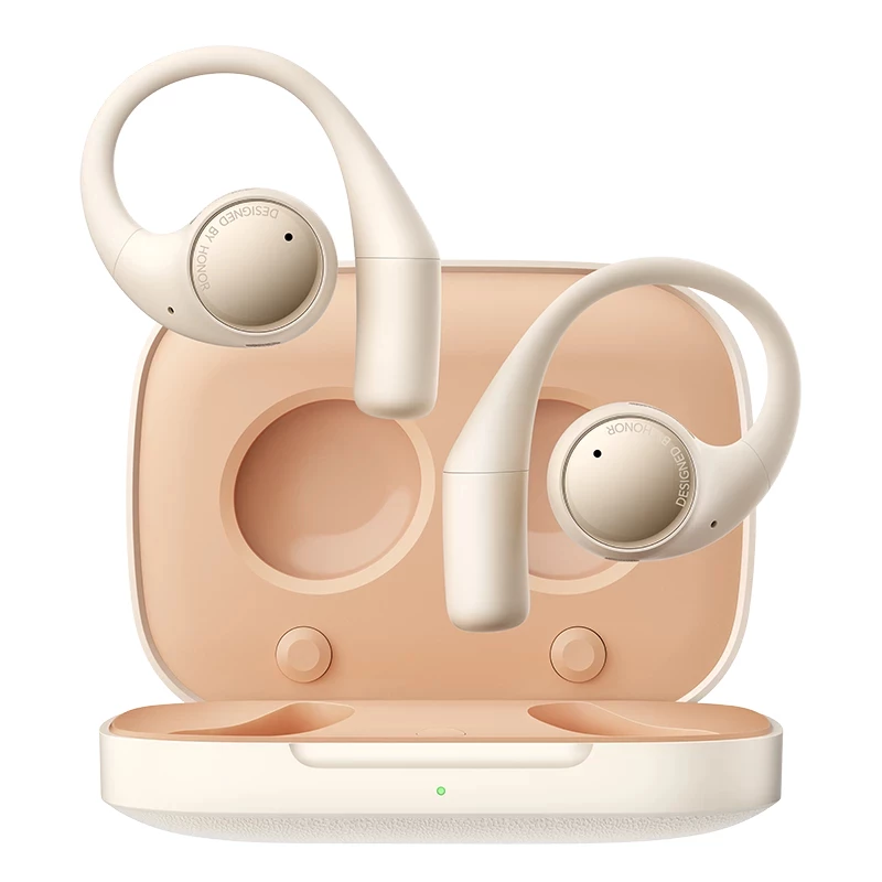 Honor Earbuds Open ausinės belaidžio ryšio į ausis įdedamos skambučiams/muzikai USB Type-C Bluetooth auksinės