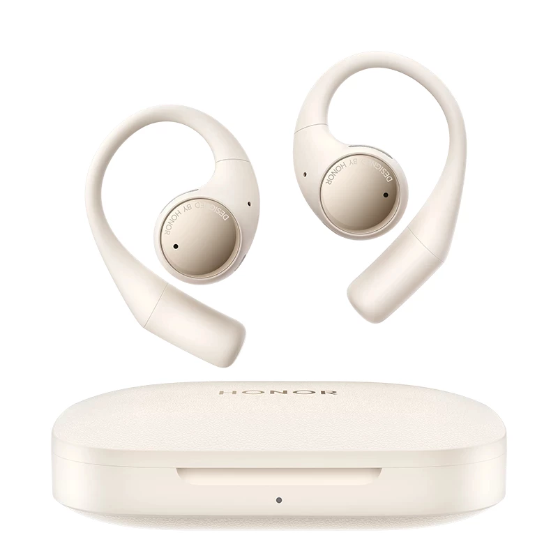 Honor Earbuds Open ausinės belaidžio ryšio į ausis įdedamos skambučiams/muzikai USB Type-C Bluetooth auksinės