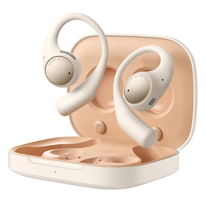 Honor Earbuds Open ausinės belaidžio ryšio į ausis įdedamos skambučiams/muzikai USB Type-C Bluetooth auksinės