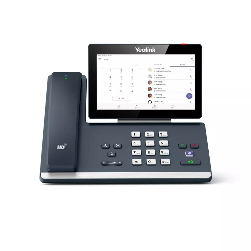 Yealink MP58-WH Microsoft Teams Edition, IP telefonas, pilkas, belaidis ragelis, stalinis, Android, Microsoft Teams