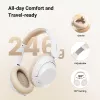 Ugreen HiTune Max5 ausinės laidinės ir belaidės galvos juosta skambučiai/muzika Bluetooth balta