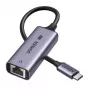 Ugreen USB-C į RJ45 2.5G Ethernet adapteris sąsajos plokštės/adapteris RJ-45