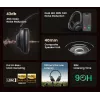 Ugreen HiTune Max5 ausinės su laidu ir bevielės ant galvos dedamos skambučiams/muzikai Bluetooth juodos