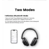 Ugreen HiTune Max5 ausinės su laidu ir bevielės ant galvos dedamos skambučiams/muzikai Bluetooth juodos