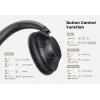 Ugreen HiTune Max5 ausinės su laidu ir bevielės ant galvos dedamos skambučiams/muzikai Bluetooth juodos