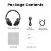 Ugreen HiTune Max5 ausinės su laidu ir bevielės ant galvos dedamos skambučiams/muzikai Bluetooth juodos