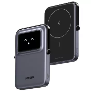 Ugreen UNO 5000 mAh belaidžio įkrovimo Juoda