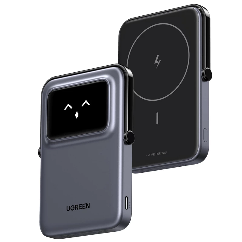 Ugreen UNO 5000 mAh belaidžio įkrovimo Juoda
