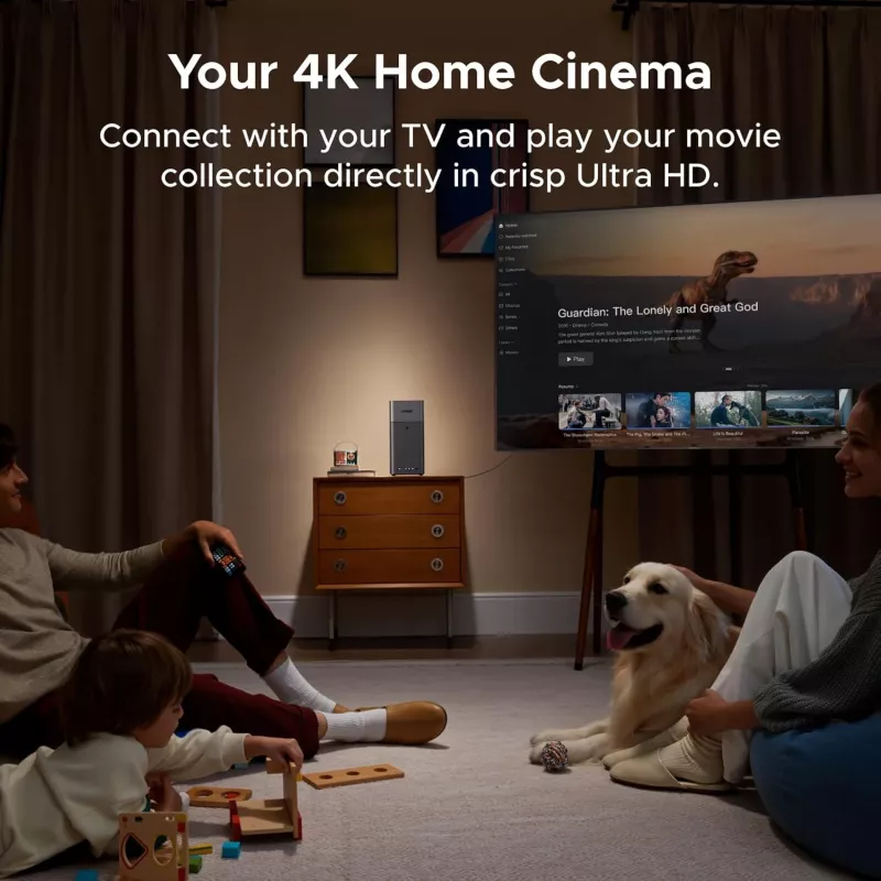 Tinklo saugykla UGREEN NASync DH2300 — Rockchip A76/A55 2,2 GHz, 4 GB RAM, 2xSATA, 1xGbE, 2xUSB3.2, USB-C, HDMI