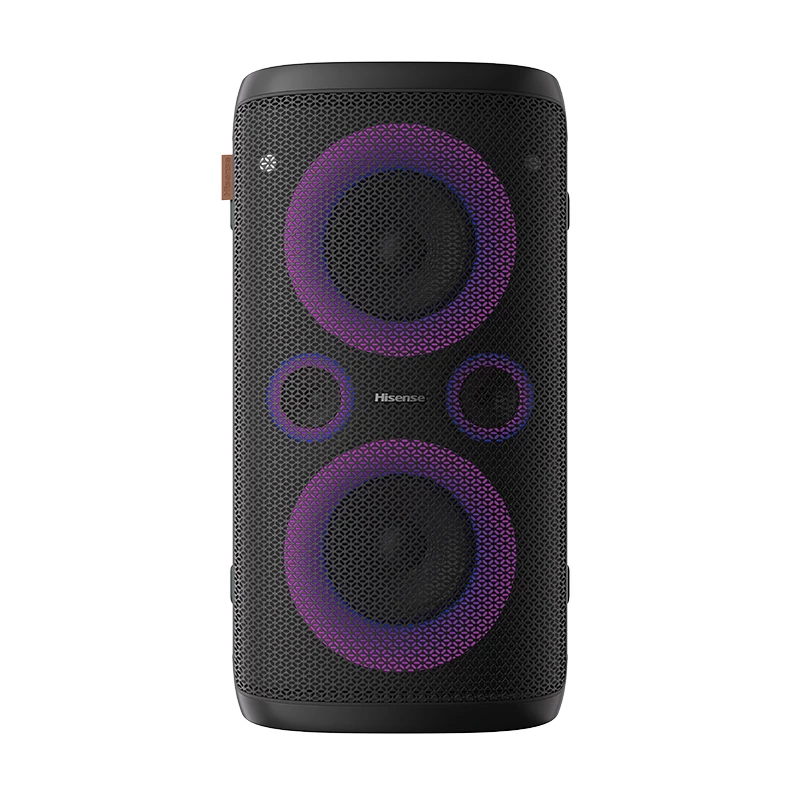 Hisense PartyRocker One HP100 vakarėlių garsiakalbis, juoda, žalia, 300 W