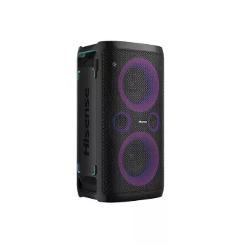Hisense PartyRocker One HP100 vakarėlių garsiakalbis, juoda, žalia, 300 W