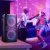 Hisense PartyRocker One HP100 vakarėlių garsiakalbis, juoda, žalia, 300 W