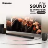 „Hisense AX5140Q“ garso juosta, 5.1.4, „Dolby Atmos“, 600 W RMS, belaidis žemų dažnių garsiakalbis 280 W, juoda
