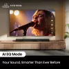 „Hisense AX5140Q“ garso juosta, 5.1.4, „Dolby Atmos“, 600 W RMS, belaidis žemų dažnių garsiakalbis 280 W, juoda