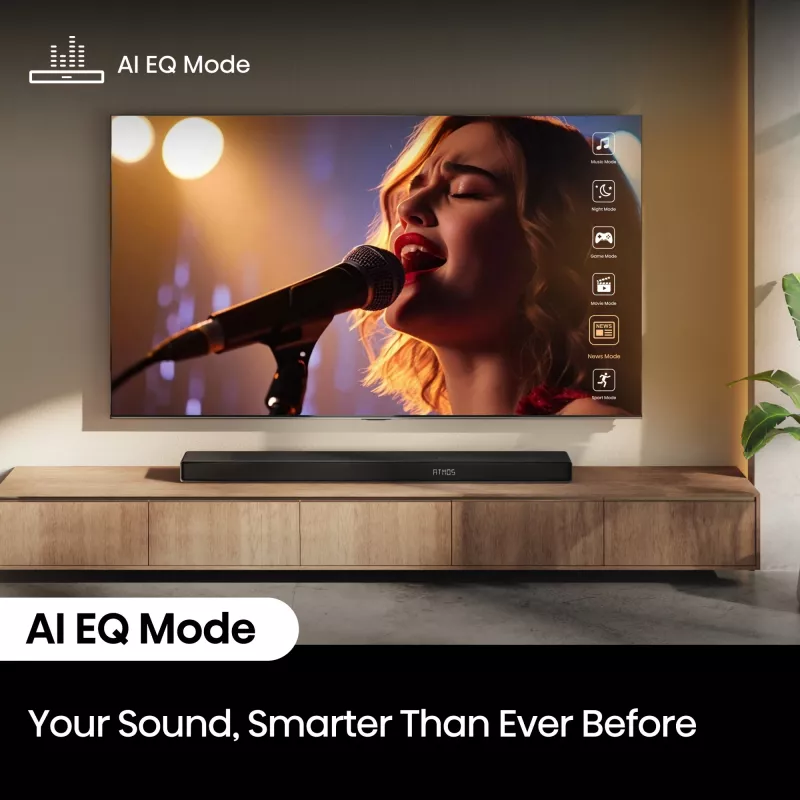 „Hisense AX5140Q“ garso juosta, 5.1.4, „Dolby Atmos“, 600 W RMS, belaidis žemų dažnių garsiakalbis 280 W, juoda