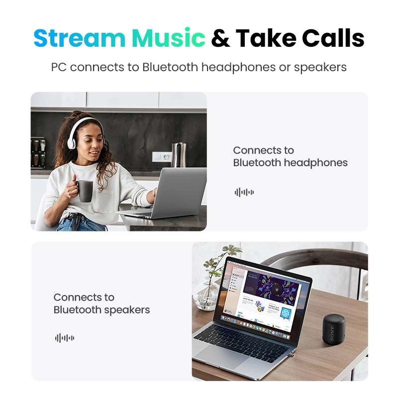 Ugreen 80889 tinklo plokštė „Bluetooth“ 20 Mbit/s