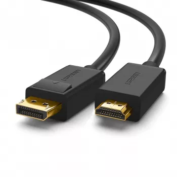Ugreen 10202 vaizdo kabelio adapteris 2 m DisplayPort HDMI juoda