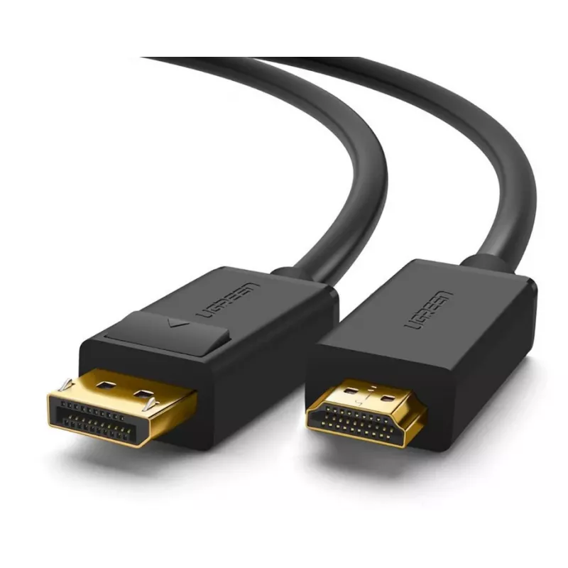 Vaizdo kabelio adapteris Ugreen 10239 1,5 m DisplayPort į HDMI juodas