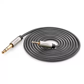 Audio laidas Ugreen 10628 2 m 6,35 mm į 3,5 mm kištukas juodas