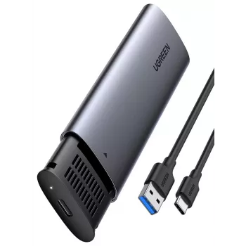 SSD korpusas Ugreen 10903 M.2 juodas pilkas 2TB 5 Gbit/s