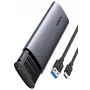 SSD korpusas Ugreen 10903 M.2 juodas pilkas 2TB 5 Gbit/s
