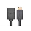 HDMI laidas Ugreen 20137 Mini-HDMI kištukas į HDMI lizdą Juoda Auksinė