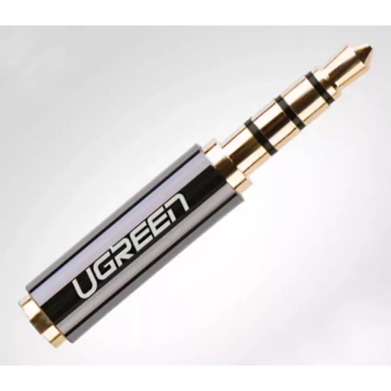 Ugreen adapteris 2,5 mm (moteriškas) mikro lizdas į 3,5 mm mini lizdą (vyriškas) adapteris juodas (20502)