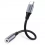 Mobiliojo telefono laidas Ugreen 30632 USB C į 3,5 mm, juodas