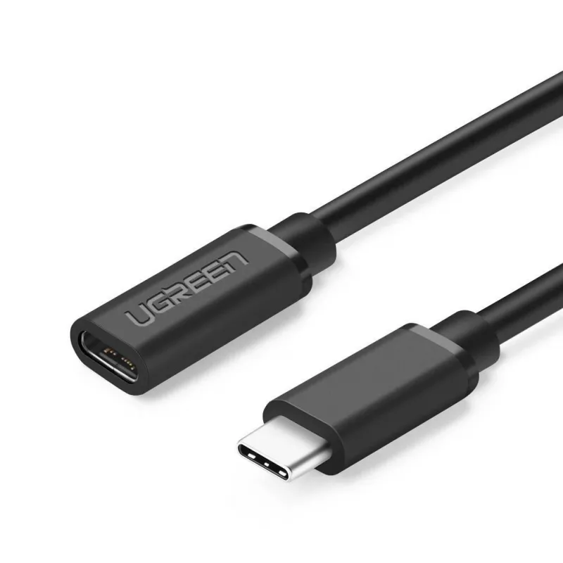 USB laidas Ugreen 40574 0,5 m USB C juodas 5 Gbit/s