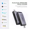 Kortelių skaitytuvas UGREEN 50541 USB 3.2 Gen 1 (3.1 Gen 1) — CF, SD, MicroSD, Memory Stick, plieno spalva, 5000 Mbit/s