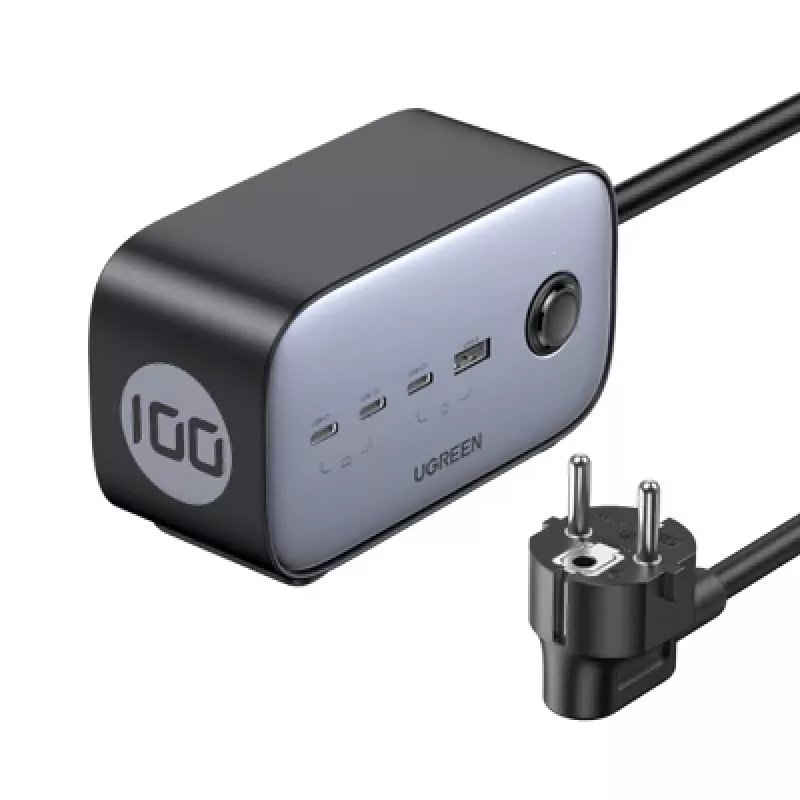 Ugreen DigiNest Pro 1 kintamosios srovės lizdas (-ai) C tipo 1,8 m 4 3680 W juoda