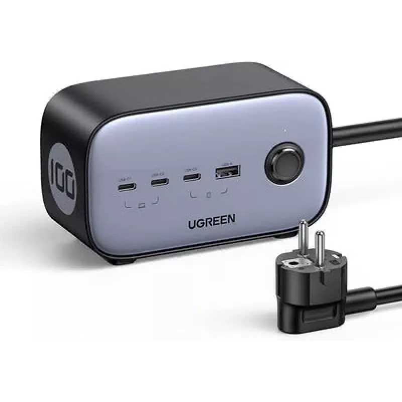 Ugreen DigiNest Pro 1 kintamosios srovės lizdas (-ai) C tipo 1,8 m 4 3680 W juoda