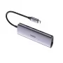 Ugreen 60718 nešiojamojo kompiuterio dokas / prievadų daugintuvas Laidinis USB 3.2 Gen 1 (3.1 Gen 1) Type-C Pilka