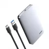 HDD/SSD korpusas UGREEN 70498 2,5 colio SATA diskams, vienos vietos, USB-C (USB 2.0/3.2 Gen2), aliuminis, iki 6 TB