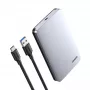 HDD/SSD korpusas UGREEN 70498 2,5 colio SATA diskams, vienos vietos, USB-C (USB 2.0/3.2 Gen2), aliuminis, iki 6 TB