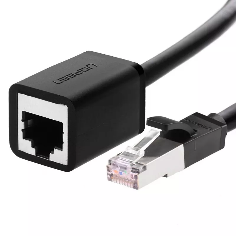 Tinklo kabelis UGREEN Cat6 2 m — RJ‑45 į RJ‑45, juodas