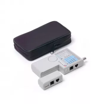 StarTech.com profesionalus daugiafunkcis RJ45 RJ11 USB ir BNC kabelių testeris