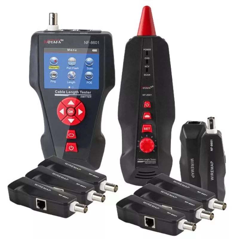 Kabelių testeris LYNX CS TLCD88 — LCD testeris Cat3/Cat5E/Cat6 ir PoE aptikimui
