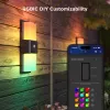 Išorinis sieninis šviestuvas Govee H7078CD1 išmanusis RGB spalvą keičiantis, Wi‑Fi / išmanusis valdymas