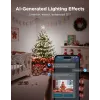 LED kalėdinė šviesos virvutė Govee 20 m, vidaus/lauko dekoratyvinis apšvietimas