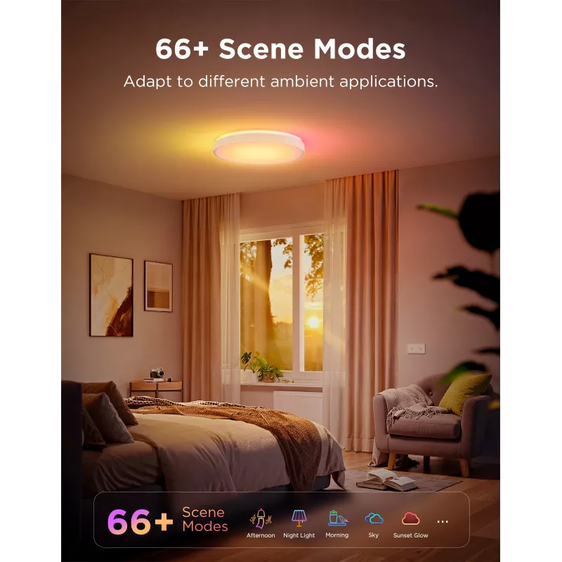 Govee H60A6 išmanusis grindų apšvietimas Wi-Fi/Bluetooth 72 W