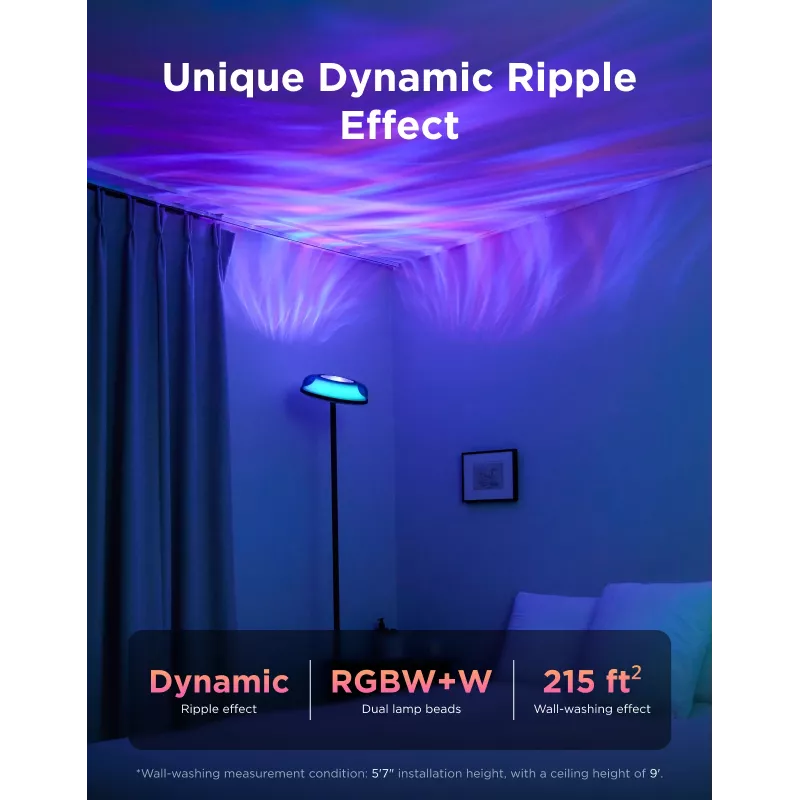 Grindų lempa Govee H60B0311 RGBWW 1000 lm Wi‑Fi Bluetooth