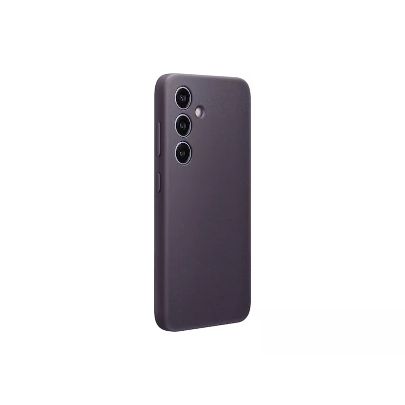 Telefono dėklas Samsung Vegan Leather Case Violet Galaxy S24, PU oda, 6,2 colio ekranui