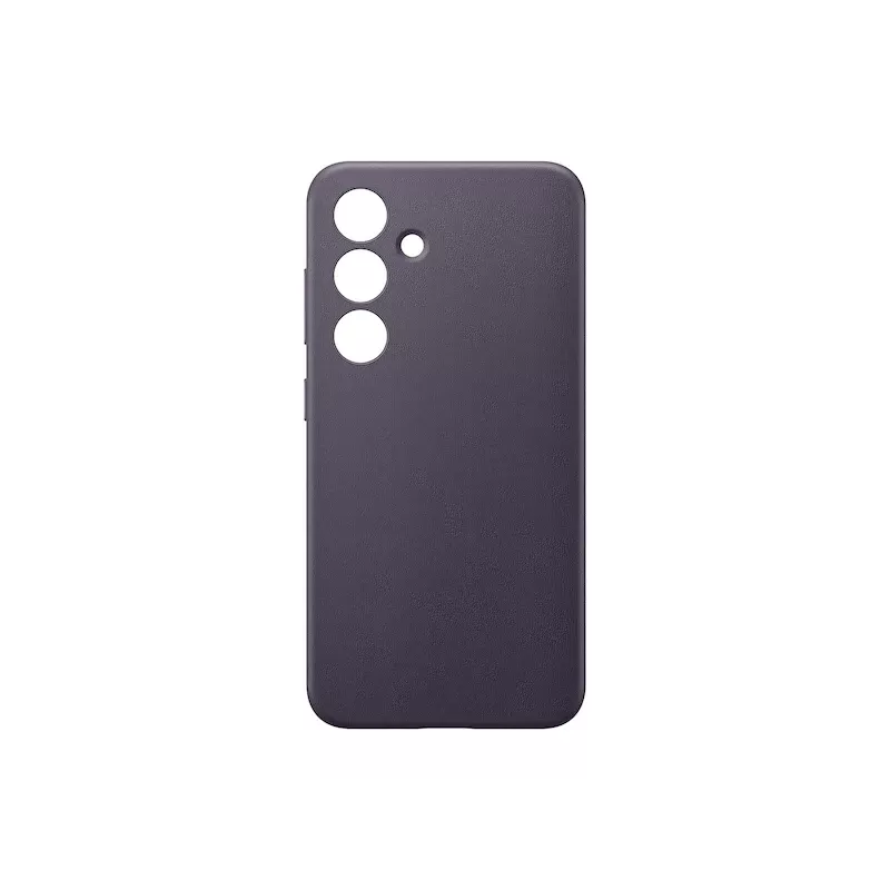 Telefono dėklas Samsung Vegan Leather Case Violet Galaxy S24, PU oda, 6,2 colio ekranui