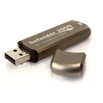 Kanguru Defender 2000 FIPS 140-2 sertifikuotas, 16 GB USB atmintinė USB Type-A 2.0 ruda