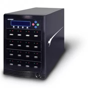 iStorage Kanguru U2D2-15 laikmenų kopijuotuvas USB atmintinės kopijuotuvas Juoda 15 kopijų