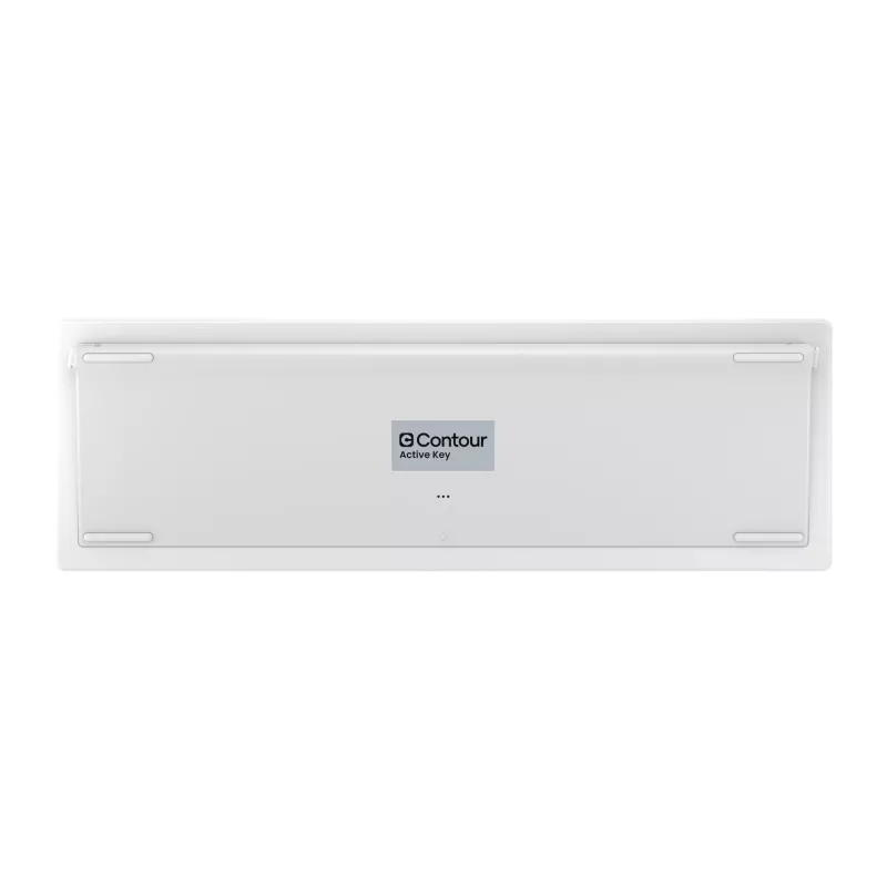 Contour Design Active Key Contour QuickClean medicininė klaviatūra IP68 pilno dydžio belaidė balta PN C8112
