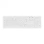 Contour Design Active Key Contour ClassicClean Medicininė klaviatūra Nuimamas dangtelis Pilno dydžio Laidinė Balta CH C8100